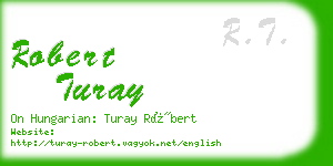 robert turay business card